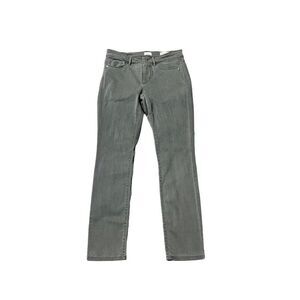 J. Jill straight leg slim ankle pants size 4‎ green
